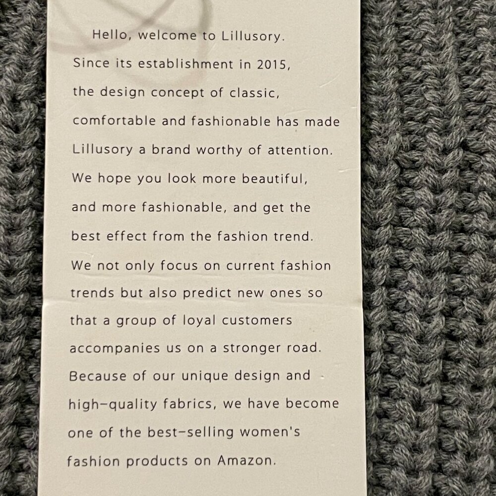 (NWT) LILLUSORY Cap Sleeveless Crop Sweater, Gray - XL - Picture 6 of 8